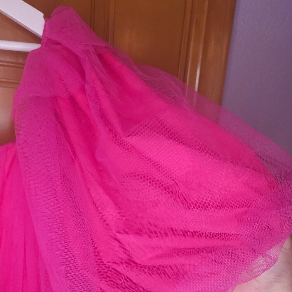 Ivy City Co Hot Pink Pixie Dress – 2X – Puff Sleeves – NWT - Picture 6 of 11